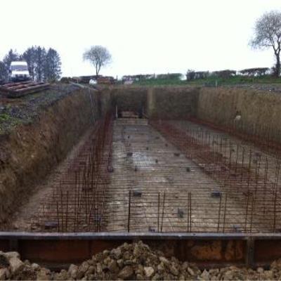 75Ft x 40Ft Apex Building with Slurry Store Llandysul